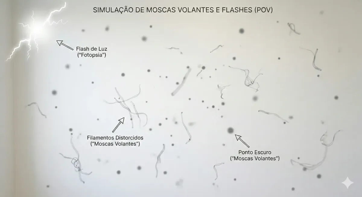 Moscas Volantes e Flashes de Luz? Cuidado, Pode Ser Descolamento de Retina